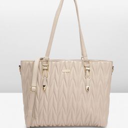 DressBerry Structured Quilted Shoulder Bag-45