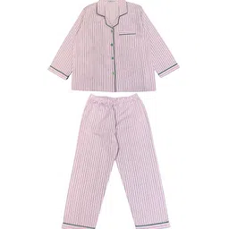 shopbloom Unisex Kids Striped Night suit-image-39