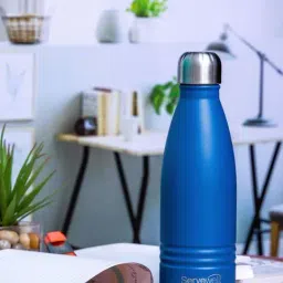 Servewell Imperial Blue Steel Indus Vacuum Bottle (0.5 L)-12