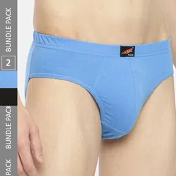 SOLO Pack Of 2 Cotton V-Cut Stretch Anti Bacterial Briefs-13
