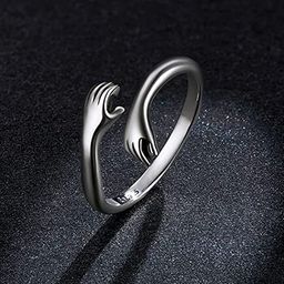 KARISHMA KREATIONS Silver-Plated Adjustable Finger Ring-image-4