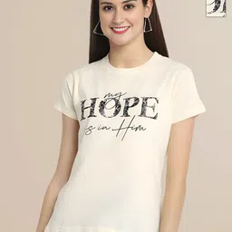 Mast & Harbour Women Typography 2 Printed Applique T-shirt-picture-27