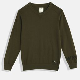 WROGN YOUTH Boys Olive Green Pullover-image-50