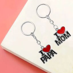 Shine N Sober Set Of 2 I Love Flag & I Love Mom Keychain-image-66