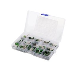 150PCS 15 Value 100V 0.33NF- 470NF Polyester Film Capacitor Assortment Kit Plastic Box - RS1854150PCS 15 Value 100V 0.33NF- 470NF Polyester Film Capacitor Assortment Kit Plastic Box - RS1854-21