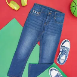 Pantaloons Junior Kids Blue Regular Fit Jeans-picture-25