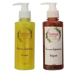 Inaaya Organics Yellow Meadow Organic Face Wash & Citro Fresh Body Wash 500ml-picture-40