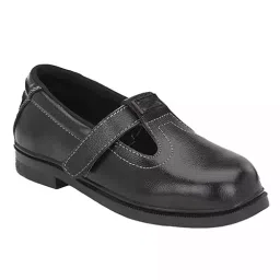 Kavacha Steel Toe Safety Shoes Leather Low Ankle PVC Sole Size UK 7 Black, KV-S132-07-image-21