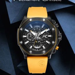 ALEXANDRE CHRISTIE 9601MCRIPBAYL Chronograph Watch for Men-image-89