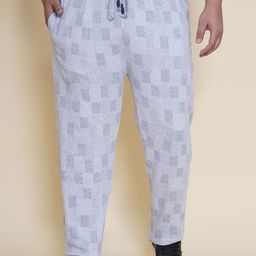 John Pride Men Checked Mid Rise Regular Fit Track Pants-picture-17