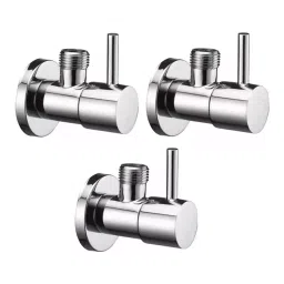 Fastgear Angle Valve Stainless Steel Chrome Finish Silver, FG1007 (Pack of 3)-image-79