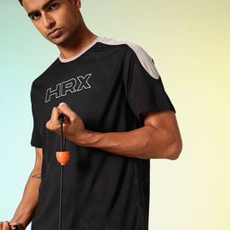 HRX by Hrithik Roshan Relaxed Fit Printed Rapid-Dry Training or Gym Sports T-shirt-image-25