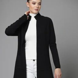 Mafadeny Black Long Shrug-image-55