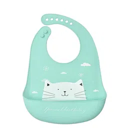YOUSTYLO Kids Printed Adjustable Bibs With Crumb Collector-34