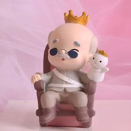 Giftii Beige & Brown King Figurine Showpiece-image-71