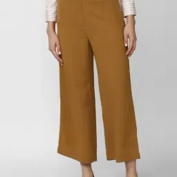 Van Heusen Brown Mid Rise Flared Pants-image-29