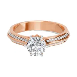 Sparkles Lab Grown Diamond 14k (585) Rose Gold Ring for Women-picture-37