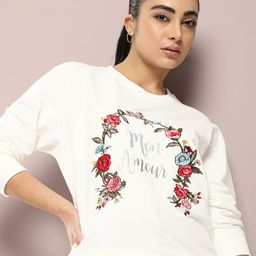 Kook N Keech Floral Embroidered Sweatshirt-image-90