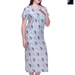 TRUDO Printed Maxi Nightdress-image-38