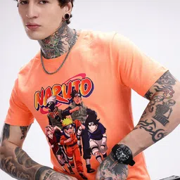 Kook N Keech Naruto Printed Pure Cotton T-shirt-picture-5