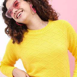 Tokyo Talkies Women Cable Knit Pullover-picture-11
