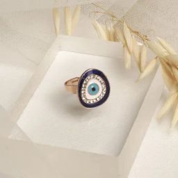 Joker & Witch Multi Evil Eye Enzo Finger Ring-24