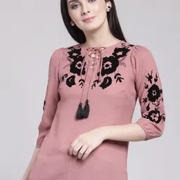 plusS Studio Burgundy Ruffles Top-picture-29
