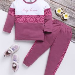 Toonyport Unisex Kids Printed T-shirt with Trousers-10