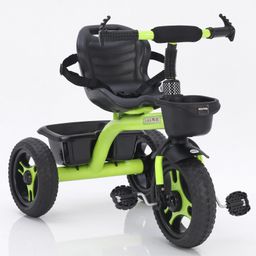 Plug & Play Tricycle With Storage Baskets - Green-26