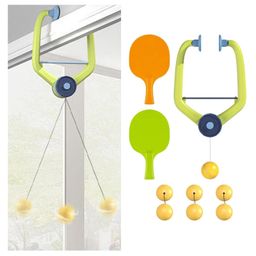 Ji and Ja Hanging Ball Trainer, Interesting Bright Colors, Lovely Shapes, Easy Assembly, Kids Education Indoor Table Tennis Exercise-12
