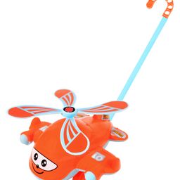 FunBlast Walking Aeroplane Toy with Handle for Toddlers Pack of 1 Orange-image-98