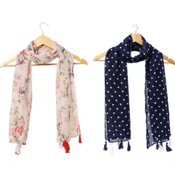 StoleVilla Floral Chiffon Stoles-picture-19