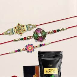 DeoDap Set Of 5 Rakhi Gift Set-image-9