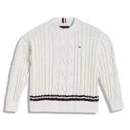 Tommy Hilfiger Boys Polyester Chenille Cable Sweatshirt-picture-18