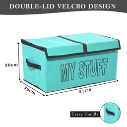 Kuber Industries Orange Set of 2 Regular Multi-Utility Organisers image 3