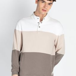 Status Quo Men Striped Hooded Sweatshirt-picture-24