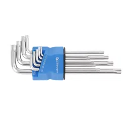 Hogert Technik Tamper Torx Wrenches Long (Set of 9 Pcs), HT1W830-0