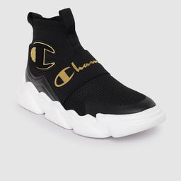 Champion Men Woven Design & Brand Logo Print Mid-Top Sneakers-image-45