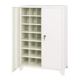 Rimsha Storage Cabinet with Double Door & Central Lock 1000x450x1800 mm Mild Steel 500 Kg Load Capacity for Industrial Use-15