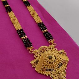 niva fashion Women Gold Mangalsutra-image-78