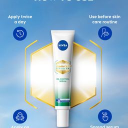 Nivea Set of Even Glow SPF50 Day Cream 10ml + Face Wash 50ml + Oil Control Serum 10ml image 3