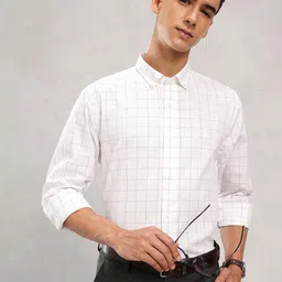 Nautica Slim Fit Checked Formal Shirt-picture-32