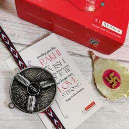 EL REGALO Grey Pubg Rakhi Gift Set-image-4