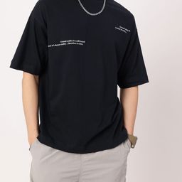 Grunge Virtual Reality Printed Oversized T-shirt-image-19