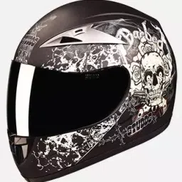 Studds Matt Black Xtra Large (600 mm) Full Face Helmet, Scorpion D3 Decor-image-46