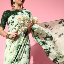 Saree mall Tie and Dye Silk Blend Sarees-image-23