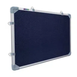EDUWAY 61x91 cm (2x3 ft) Blue Notice Board with 30 Push-Up Pins Combo ‎Rectangular-image-90