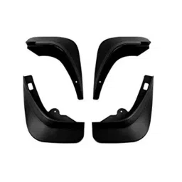 Auto Pearl Car Mud Flap/Guard Black for ‎Bottom Compatible With Renault Kwid 2015-2020 (Set of 4)-0