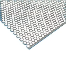 RS PRO Aluminium Perforated Metal Sheet 500mm L 500mm W 1.2mm Thickness, 4475278-10