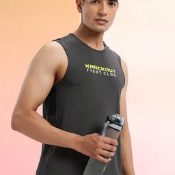 HRX by Hrithik Roshan Typography Printed Sleeveless Slim Fit Training T-shirt-picture-47
